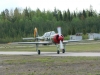 En läcker YAK 52 kom också.