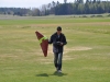 Mattias med sin vägskylt...flygplan.